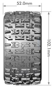 Louise RC ST-PIONEER 1/10 Stadium Truck Reifen