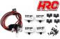 Preview: HRC8723B4 Lichtset - 1/10 oder Monster Truck - LED - JR Stecker - IPF Cover - 4x weiß LED