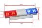 Preview: HRC8731U Lichtset - 1/10 TC/Drift - LED - JR Stecker - Polizei Dachleuchten V1 - 6 Blinkenmodus (Blau / Rot)