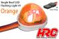 Preview: HRC8736O Lichtset - 1/10 TC/Drift - LED - JR Stecker - Einzeln Dach Blinklicht V1 - Orange