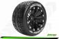Preview: LR-T3208SB Louise RC - ST-ROCKET - 1-10 Stadium Truck --Inhalt: 2 Reifen-- Fertig Verklebt - Sport - Felgen 2.8 Schwarz - 0-Offset - Hex 12mm - L-T3208SB