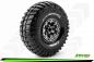 Preview: LR-T3237VBC Louise RC - CR-ARDENT - 1-10 Crawler --Inhalt: 2 Reifen-- Fertig Verklebt - Super Soft - Felgen 2.2 Schwarz-Chrom - Hex 12mm - L-T3237VBC