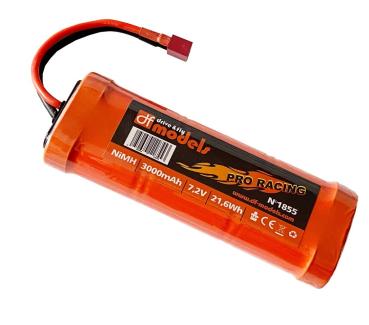 7,2 Volt 6 Zellen 3000 mAh NiMh Akkupack Stickpack Dean Stecksystem