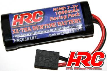 Akku - 6 Zellen - HRC 1600 - RC Car Micro - NiMH - 7.2V 1600mAh - TRX Stecker