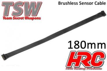 Brushless Flach Sensorkabel - TSW Pro Racing - 180mm