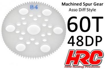 HRC74860A Hauptzahnrad - 48DP - Low Friction Gefräst Delrin - Diff Style -  60Z