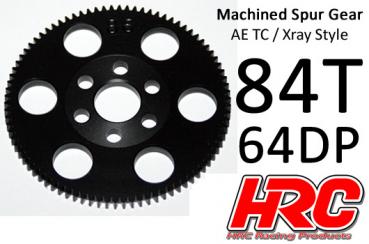 Hauptzahnrad - 64DP - Low Friction Gefräst Delrin - Xray/AE/TM Style -  84Z