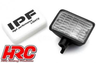 HRC8723B4 Lichtset - 1/10 oder Monster Truck - LED - JR Stecker - IPF Cover - 4x weiß LED