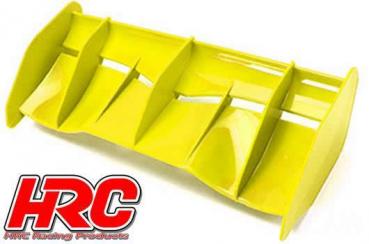 HRC8901Y Heckspoiler - 1/8 Buggy - High Downforce - Gelb