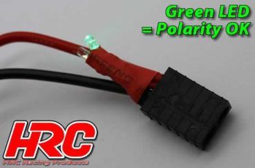 Fahr & Ladekabel mit Polarity Check LED - 5mm Gold Stecker zu TRX & Balancer Stecker