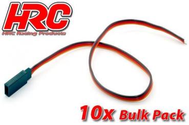 Servo Kabel - JR Buchse typ -  30cm Länge - BULK 10 Stk.