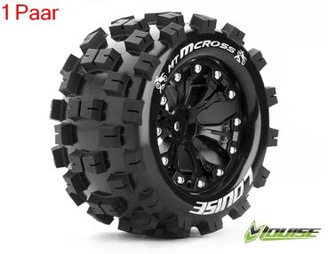 Louise Reifen MT-MCROSS 1/10 Monster Truck  Soft Black 2,8 Zoll Felgen