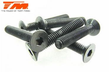 TM126318 Schrauben - Senkkopf - Hex (Allen) - M3 x 18mm (6 Stk.)