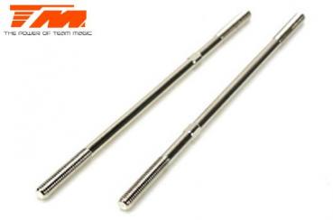 Spurstangen - Rostfreier Stahl - 4x110mm (2 Stk.) Gabel Schlüssel 3.5