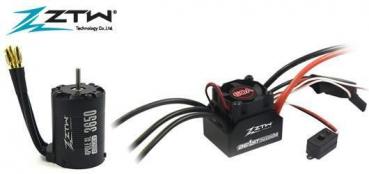 Elektronisch Fahrtregler COMBO - Brushless - 1/10 - 2~3S - Beast SLL - 60A / 380A - mit 4350KV Motor