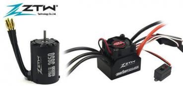 Elektronisch Fahrtregler COMBO - Brushless - 1/10 - 2~3S - Beast SLL - 45A / 260A - mit 2950KV Motor