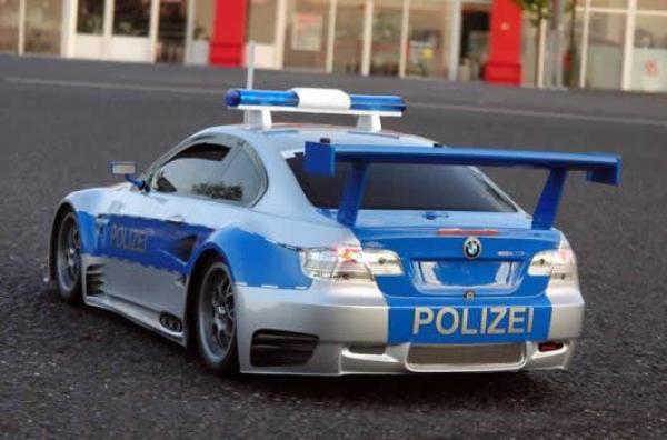 HRC8731U Lichtset - 1/10 TC/Drift - LED - JR Stecker - Polizei Dachleuchten V1 - 6 Blinkenmodus (Blau / Rot)