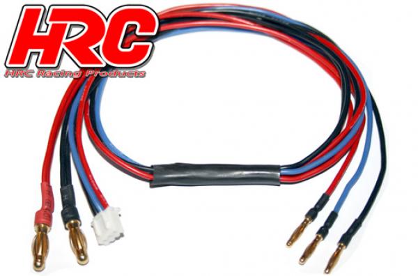 HRC9156 Ladekabel TSW Pro Racing 4mm Gold Stecker zu 2mm &