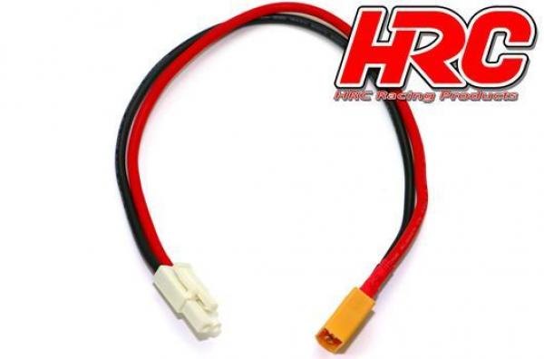HRC9612 Ladekabel - Gold - XT60 Ladestecker zu Mini Tamiya Stecker