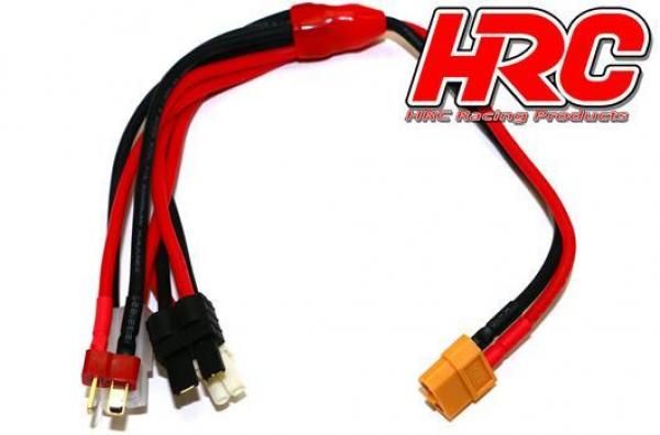 HRC9623 Ladekabel Gold xT60 Ladestecker zu Tamiya / Mini Tamiya