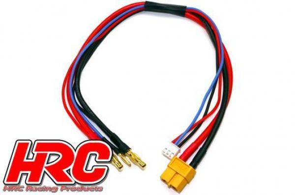 HRC9657 Ladekabel TSW Pro Racing xT60 Ladestecker zu 4mm &