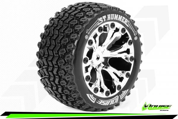 LR-T3209SCB Louise RC - ST-HUMMER - 1-10 Stadium Truck --Inhalt: 2 Reifen-- Fertig Verklebt - Sport - Felgen 2.8 Chrom - BB - L-T3209SCB