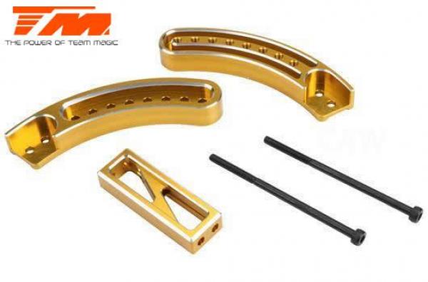 TM505224GD Team Magic E6 3 & Trooper Aluminium Gold eloxiert