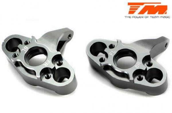 TM510133TI Ersatzteil - Team Magic E5 - CNC Machined Steering Block - Titanium (2 pcs)